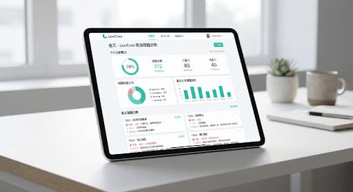 平板电脑上的 LexiCore 学习报告